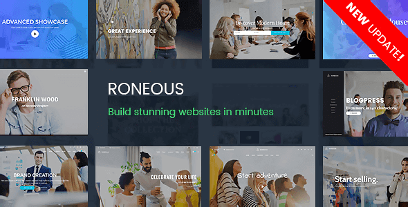 Roneous 2.0.6 – Creative Multi-Purpose WordPress Theme