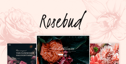 Rosebud 1.6.1 – Flower Shop and Florist WordPress Theme