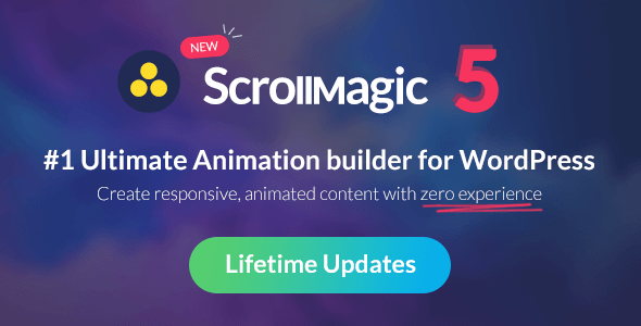 Scroll Magic WordPress 5.0.3 – Scrolling Animation Builder Plugin