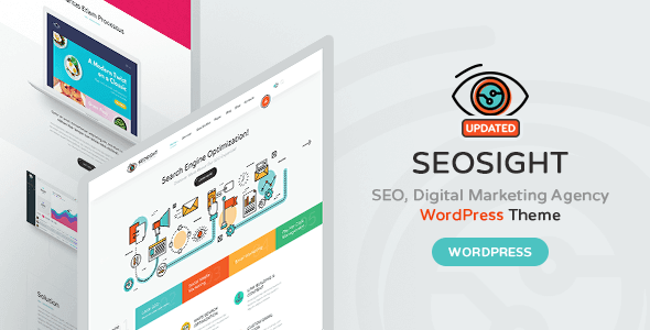Seosight 5.21 NULLED – SEO Digital Marketing Agency WP Theme with Shop
