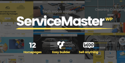 Service Master 1.3.2 – A Multi-concept Theme for Service Businesses