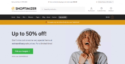 Shoptimizer 2.7.5 – a FAST WooCommerce theme with a ton of features