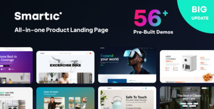 Smartic 2.2.0 – Product Landing Page WooCommerce Theme