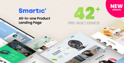 Smartic 2.0.3 – Product Landing Page WooCommerce Theme