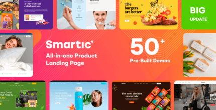 Smartic 2.1.8 – Product Landing Page WooCommerce Theme