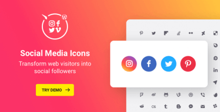 WordPress Social Media Icons 1.7.1 – Social Icons Plugin