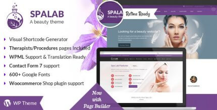 Spa Lab 5.7 – Beauty Salon WordPress Theme