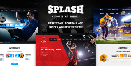 Splash 4.4.0 NULLED – Basketball Football Soccer Sports WordPress Theme