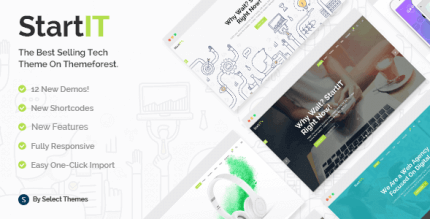 Startit 4.8 NULLED – A Fresh Startup Business Theme