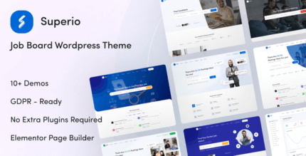 Superio 1.2.6 – Job Board WordPress Theme