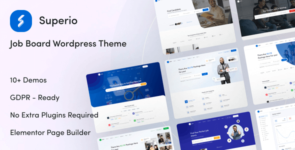 Superio 1.3.10 – Job Board WordPress Theme