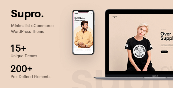 Supro 1.9.1 – Minimalist AJAX WooCommerce WordPress Theme