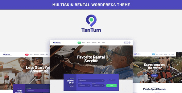 TanTum 1.1.10 NULLED – Car, Scooter, Boat & Bike Rental Services WordPress Theme