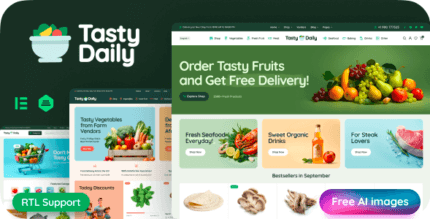 Tasty Daily 1.12 – Grocery Store & Food WooCommerce Theme