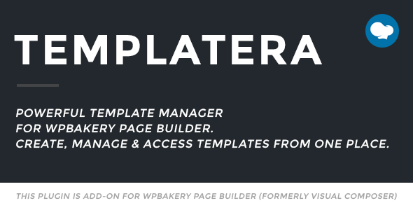 Templatera 2.1.0 – Template Manager for Visual Composer