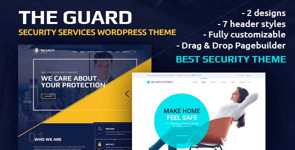 The Guard 2.6 – Security CCTV and Bodyguard Services Security Company WordPress Theme