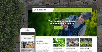 The Landscaper 3.2.1 – Lawn & Landscaping WP Theme