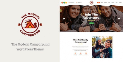 The Mounty 1.2.8 – Hiking Campground & Children Camping WordPress Theme