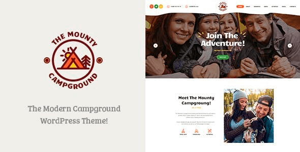 The Mounty 1.2.5 – Hiking Campground & Children Camping WordPress Theme
