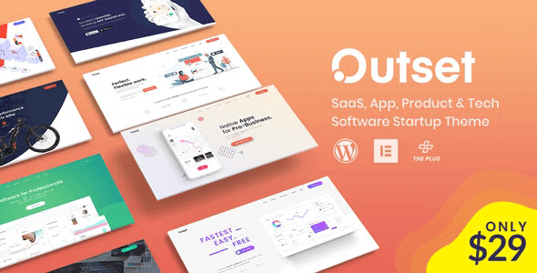 The Outset 1.2.1 – MultiPurpose WordPress Theme for Saas & Startup