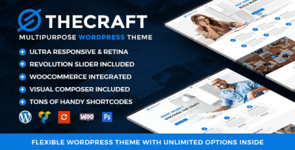 TheCraft 1.19 – Responsive Multipurpose WordPress Theme