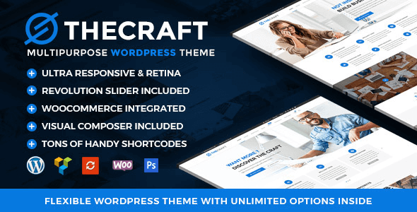 TheCraft 1.27 – Responsive Multipurpose WordPress Theme