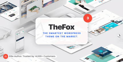 TheFox 3.9.22 NULLED – Responsive Multi-Purpose WordPress Theme