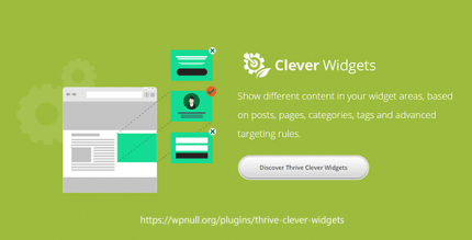 Thrive Themes Clever Widgets 2.9.1 NULLED