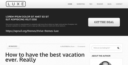 Thrive Themes Luxe 2.11.1 NULLED