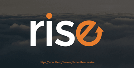 Thrive Themes Rise 2.11.1 NULLED