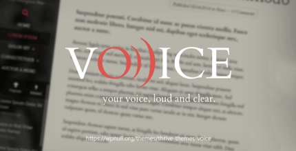 Thrive Themes Voice 2.11.1 NULLED