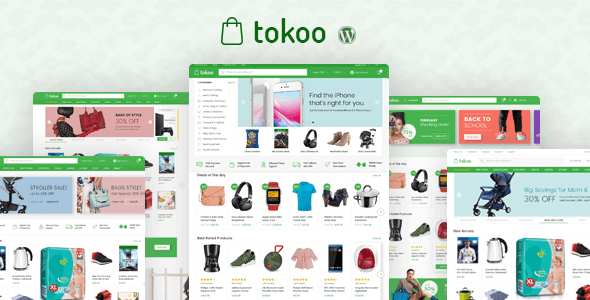 Tokoo 1.1.18 – Electronics Store WooCommerce Theme for Affiliates, Dropship and Multi-vendor Websites