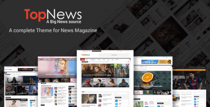 TopNews 3.3.8 – News Magazine Newspaper Blog Viral & Buzz WordPress Theme
