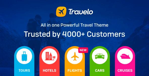 Travelo 4.2.4 – Travel Tour Booking WordPress Theme