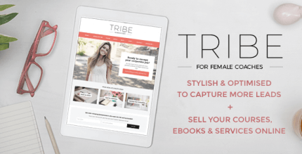 Tribe Coach 1.7.3 – Feminine Coaching Business WordPress Theme