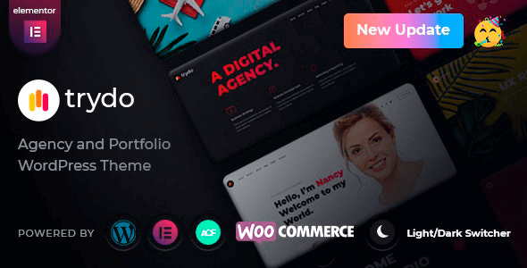 Trydo 1.6.1 – Creative Agency & Portfolio WordPress Theme