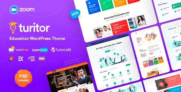 Turitor 1.5.0 – Education WordPress Theme