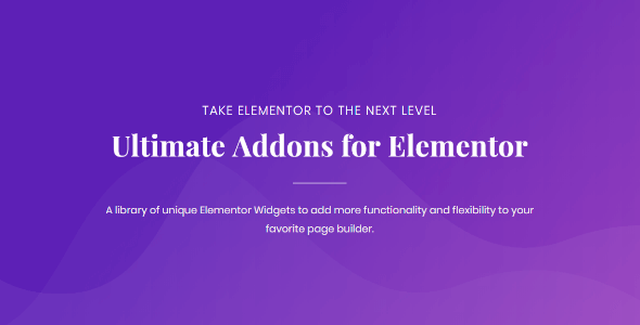 Ultimate Addons for Elementor 1.36.35 NULLED