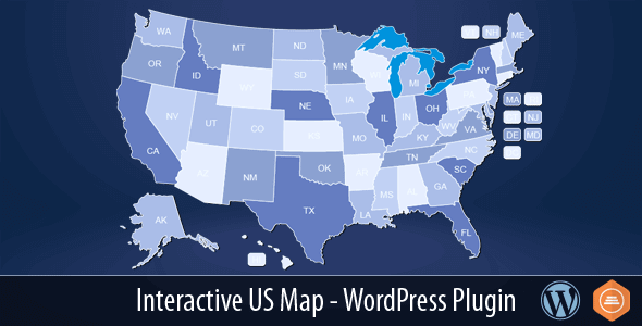 Interactive US Map 2.7 – WordPress Plugin