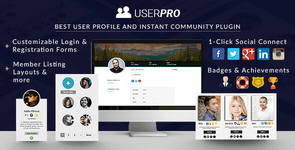 UserPro 5.1.8 NULLED – User Profiles with Social Login