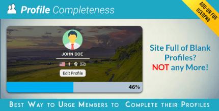 UserPro User Profile Completeness Add-on 1.9.1