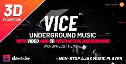 Vice 3.1.1 NULLED – Music Band, Dj and Radio WordPress Theme