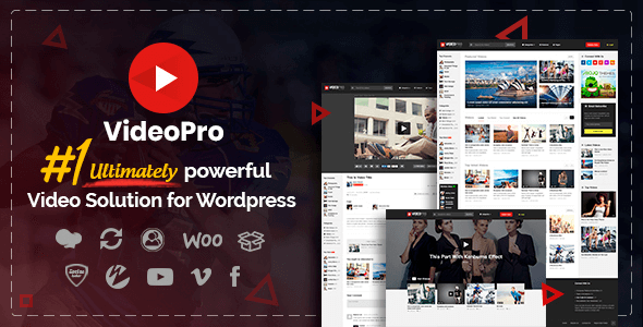VideoPro 2.3.8.1 – Video WordPress Theme