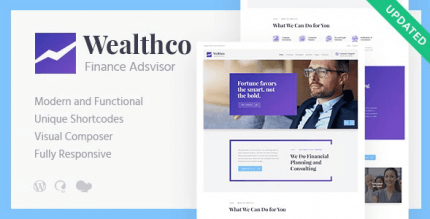 WealthCo 1.2.5 – A Fresh Business & Financial Consulting WordPress Theme