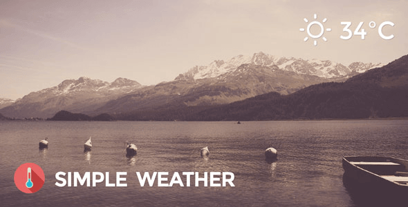 Simple Weather Plugin 4.4.4 – Weather WordPress Shortcode & Widget