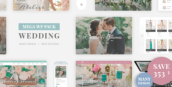 Wedding Industry 5.3 – Wedding Multipurpose Couple WP