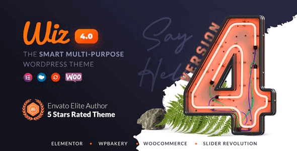 Wiz 4.1.2 NULLED – The Smart Multi-Purpose WordPress Theme