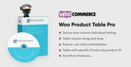 Woo Product Table Pro 9.1.0 NULLED – WooCommerce Product Table view solution