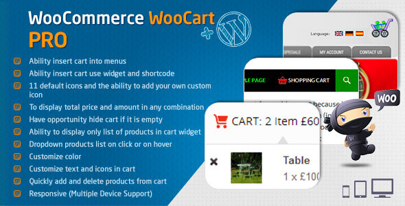WooCommerce Cart WooCart Pro 2.5.3
