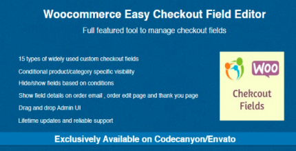 WooCommerce Easy Checkout Field Editor 3.8.0